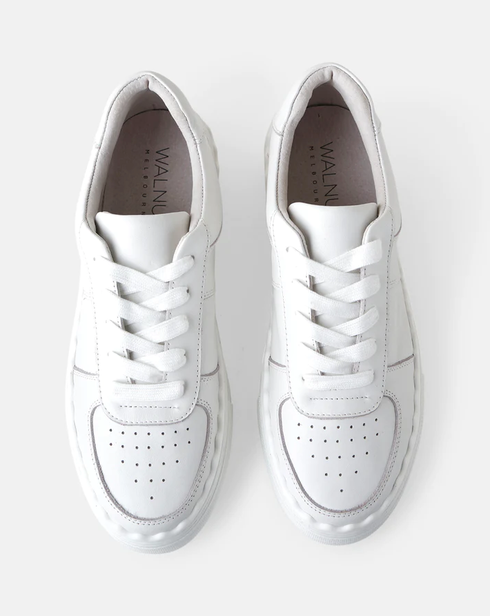 Houston White Leather Sneaker