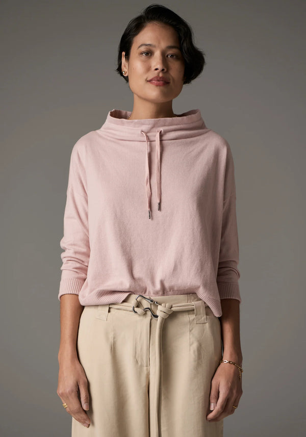 Beech Drawcord Knit - Pink