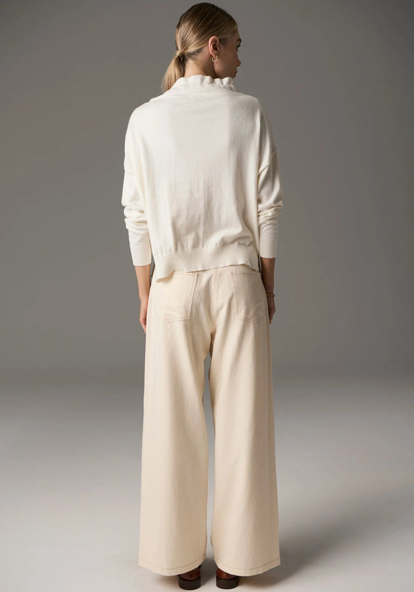 Beech Drawcord Knit / Pebble