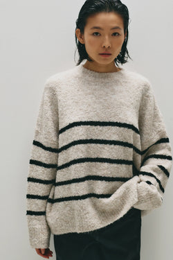 Elias Knit - Cloud Stripe