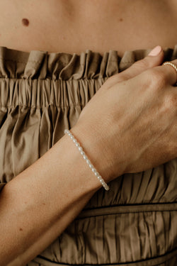 Hope Rice Pearl Bracelet