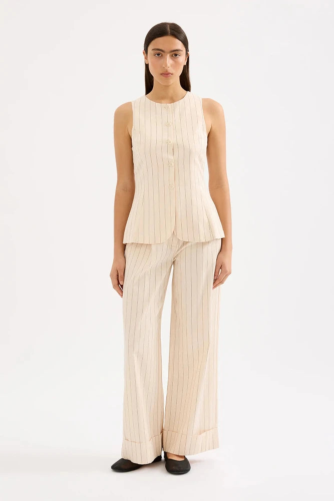 Irving Pinstripe Vest