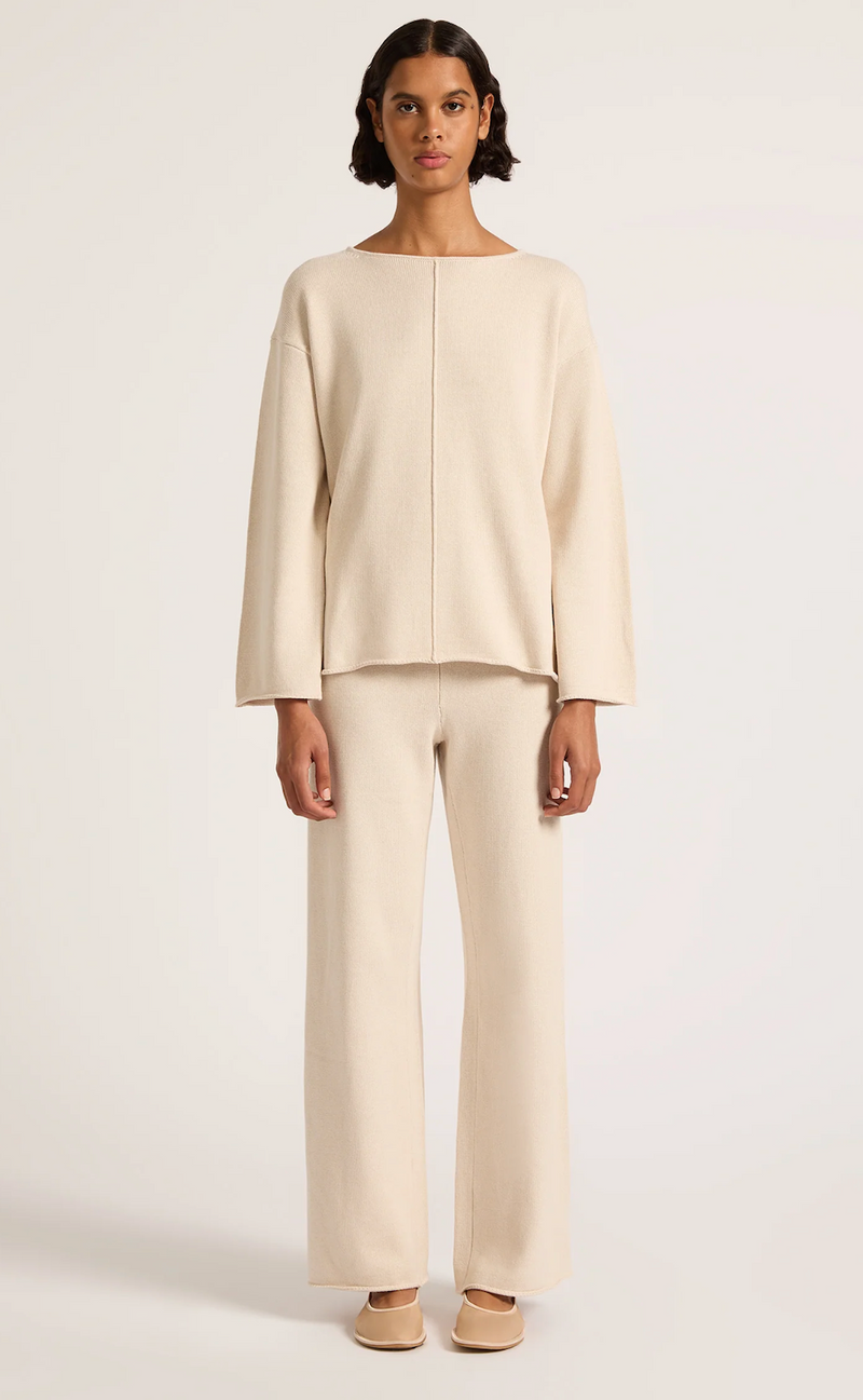 Lilou Knit Pant / Bone