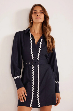 Lucy Rik Rak Mini Dress