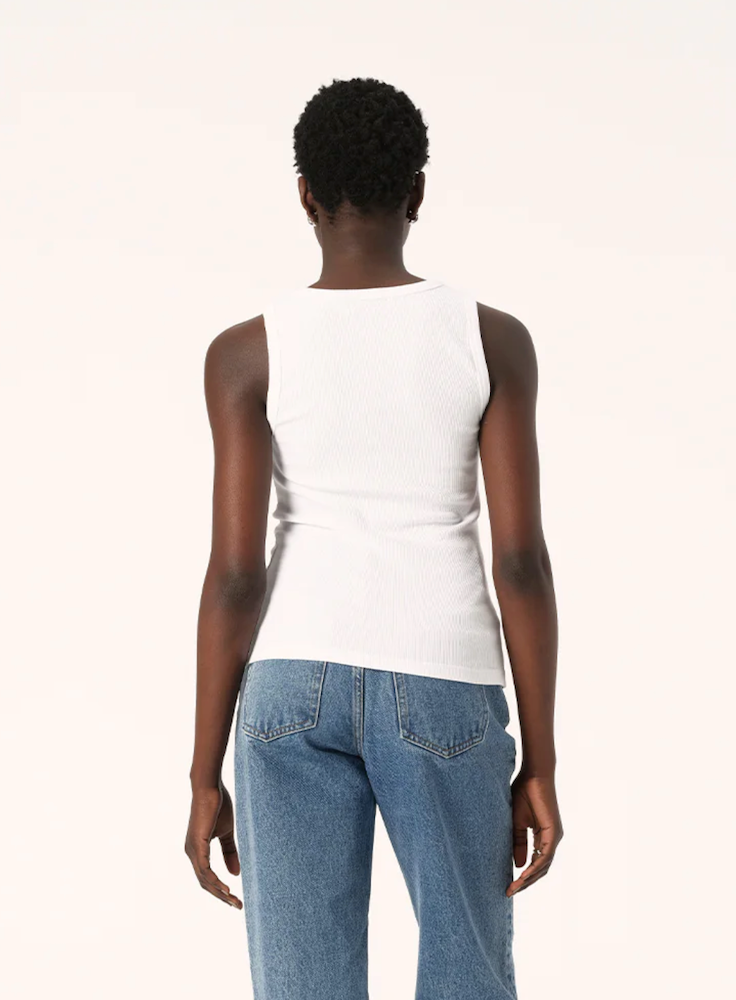 Nola Tank: White