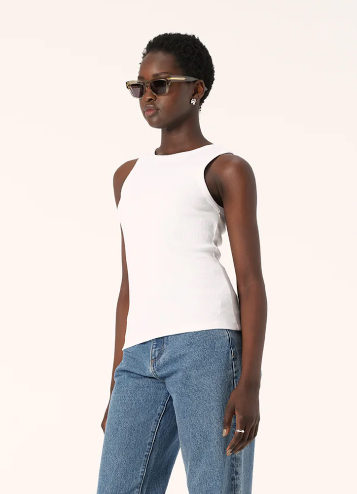 Nola Tank: White