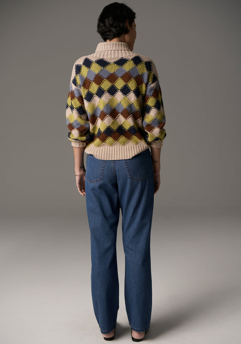 Harper Straight Leg Crop Jean / Denim