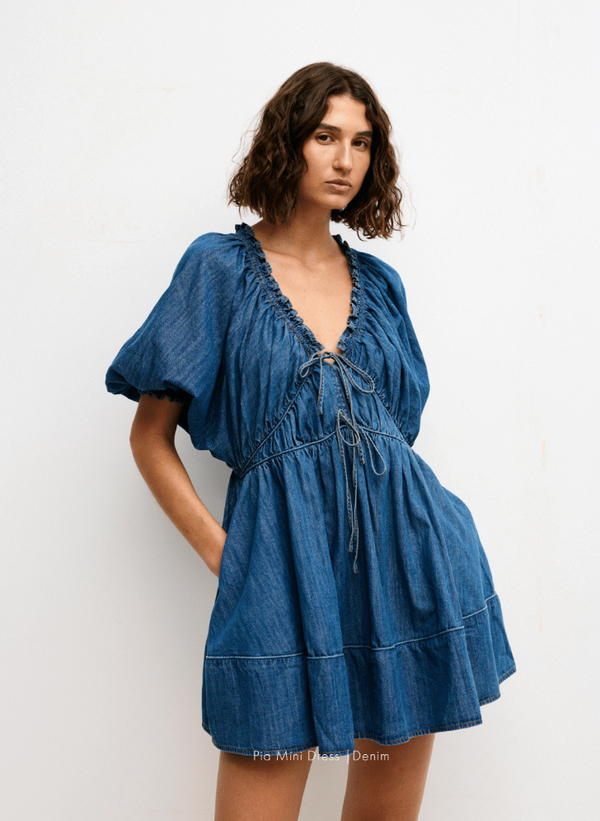 Pia Mini Dress / Denim