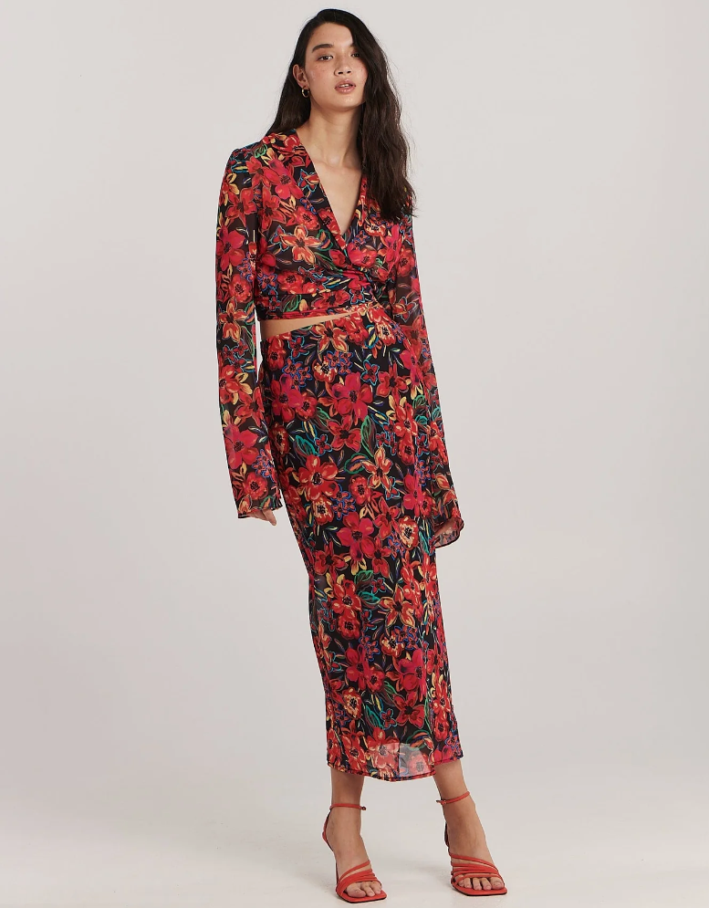 Stella Skirt Caribbean Floral