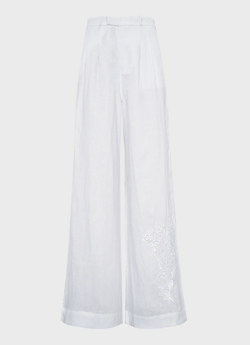 Resort Audrey Pant: White