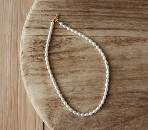 Pippa Rice Pearl Necklace