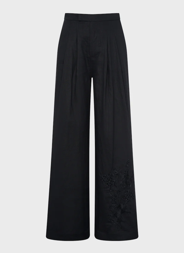 Resort Audrey Pants: Black